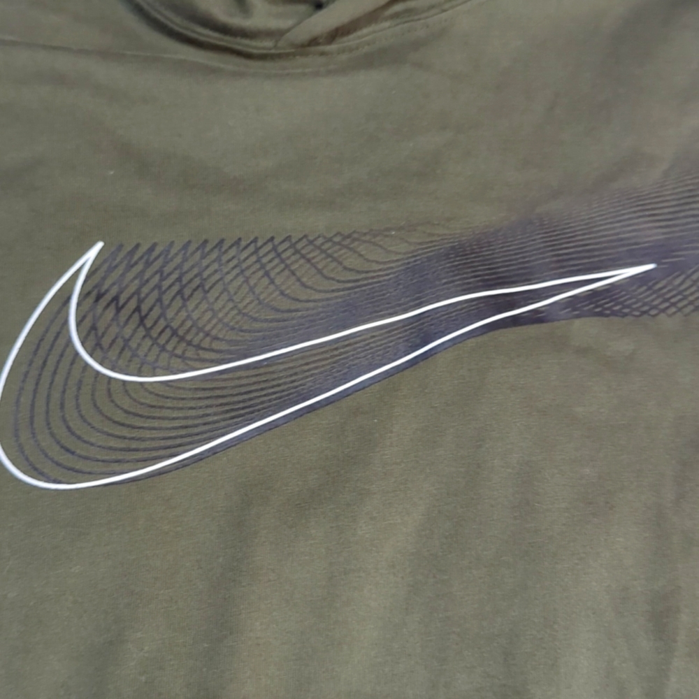 Olive Green Nike Training The NIKE TEE Sweatshirt Size Small Dri-Fit